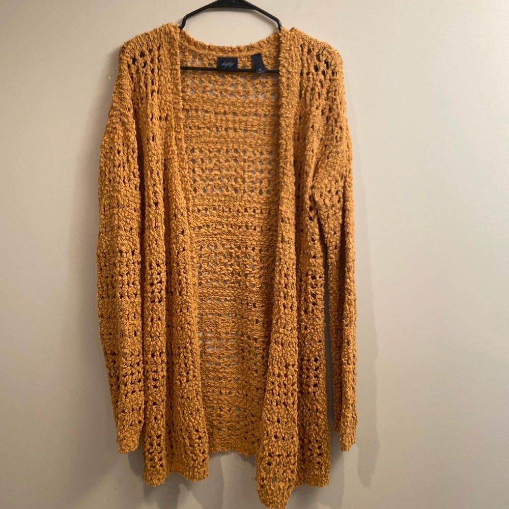 DayTrip Mustard Yellow Cardigan